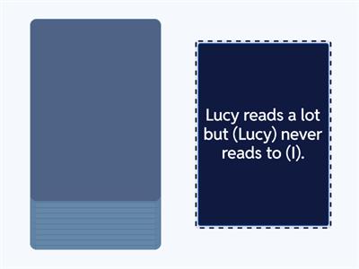 Subject and object pronouns