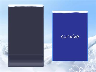 Syllable Division: Penguin Adaptations