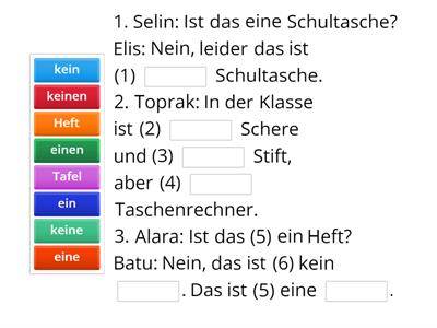 Wähle das passende Wort aus!