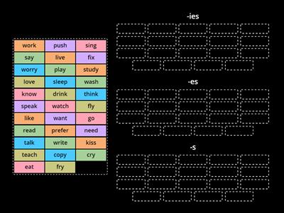 Third Person Singular Verbs