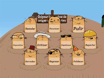 FORMAR VERBOS A PARTIR DE SUSTANTIVOS