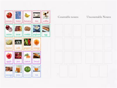 COUNTABLE AND UNCOUNTABLE NOUNS