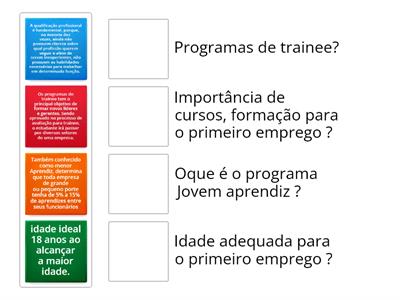 PRIMEIRO EMPREGO / 3B