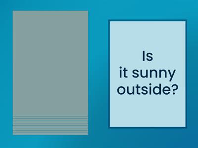 To be: short answers (speaking cards)