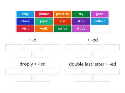 Past Simple - regular verbs