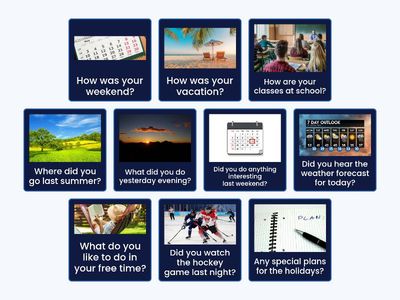 Common small talk questions: Sample answers