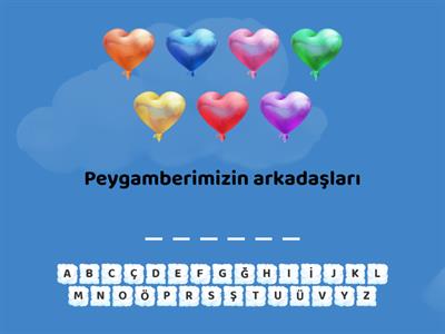 5. sınıf Peygamberimizin Hayatı Dersi/Sahabe/Güler Aydoğdu