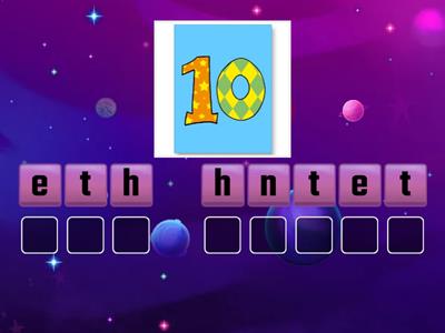 Ordinal Numbers 1-10