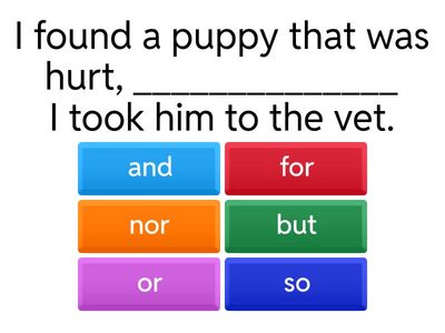Coordinating Conjunctions 
