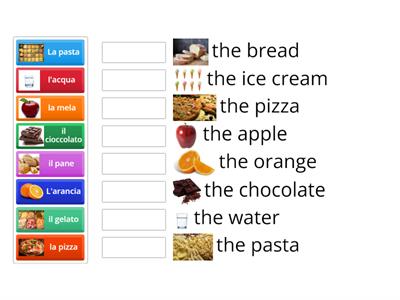  il Cibo -Food Beginner Match up
