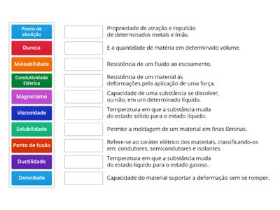 Propriedades Específicas da matéria: Físicas. (Atividade de Ciências referente a aula 06 do PET 02). Prof. André G. Mach