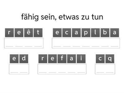 Vokabeln Rechtschreibung 