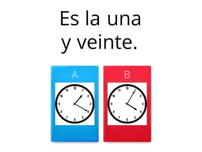 ¿Qué hora es? (Mayor complejidad adultos)