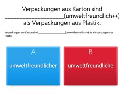 Komparativ x Superlativ