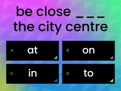 Quiz Spotlight 9 Module 2F Prepositions