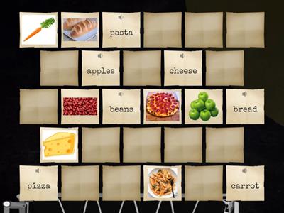 Food memory game
