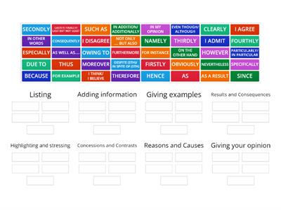 Connectors for IELTS Writing 