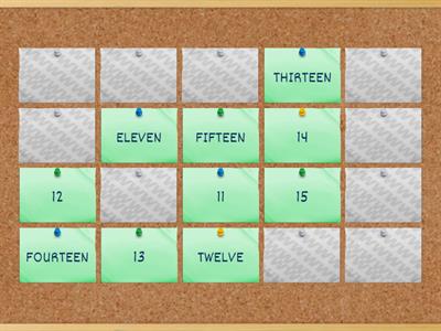 Numbers game 11-20