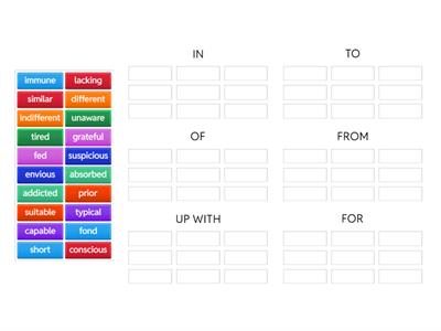 Adjective + Preposition