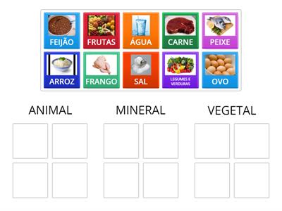 ORIGEM DOS ALIMENTOS