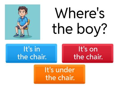 Prepositions (in, on, under)