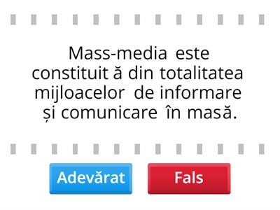 Rolul îndeplinit de mass-media în societate și în formarea opiniei publice