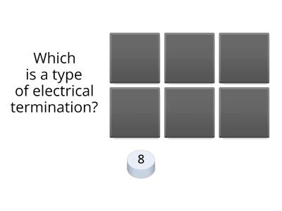 Win or lose quiz - Unit 105 Electrical installation wiring and termination