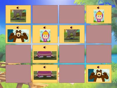 MASHA E ORSO-PARTI DEL CORPO-MEMORY