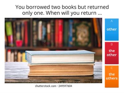 Another, other, others, the other, the others