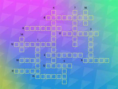 Teaching Blending Crossword