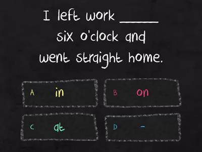 Prepositions of time - in, on, at or no preposition