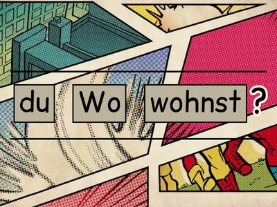 Německý jazyk - skládání jednoduchých vět