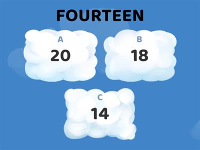 NUMBERS FROM 1 TO 20