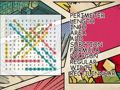 perimeter word search