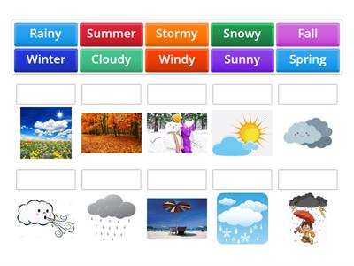 Weather/Seasons Matching Game
