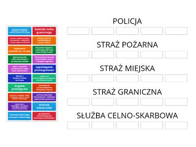 ZADANIA SŁUŻB OCHRONY PRAWA