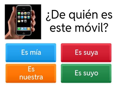 Pronombres posesivos tónicos