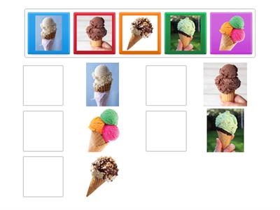Ice Simple Cream Match