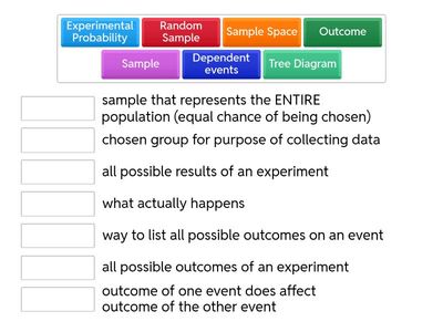 Probability Vocabulary