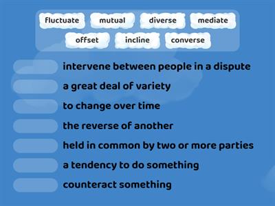 High Mileage GED Words - Set 6 - Part B