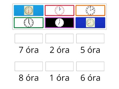 Hány óra van? -egész óra