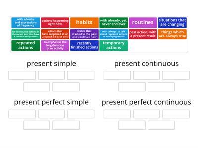 Gold Experience B2 unit 1 present tenses