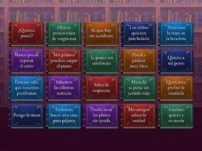 Pretérito QUERER/PONER/SABER/PODER