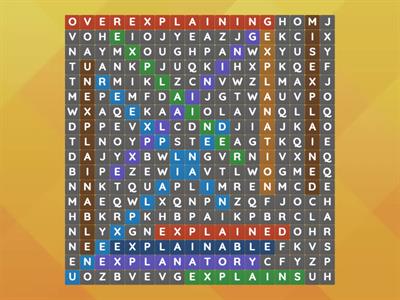 Words with "Explain"