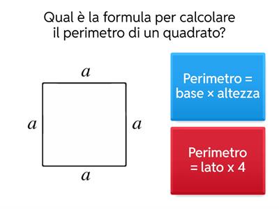 Formule Perimetro ed area