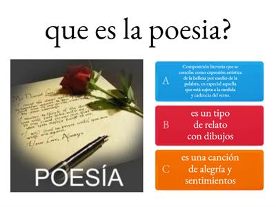 poesia cuestionario 