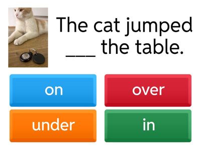 Prepositions of movement