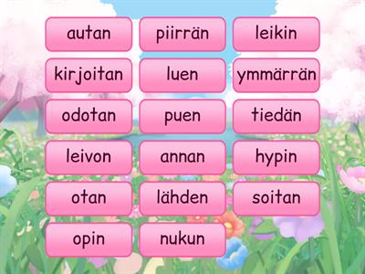 5A. Verbit ja KPT (verbityyppi 1)