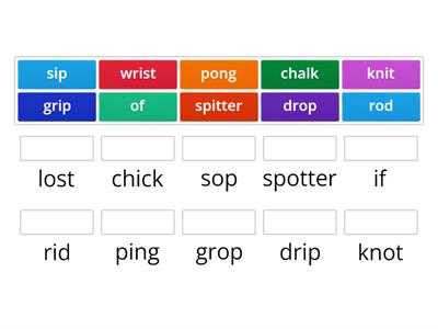 Short Vowels - /o/ and /i/