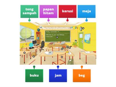 LABELKAN ALATAN DI DALAM BILIK DARJAH